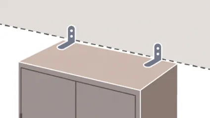 家具転倒防止用下地
