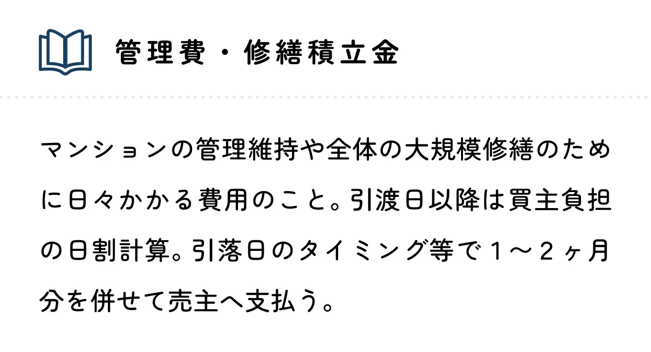 管理費修繕積立金