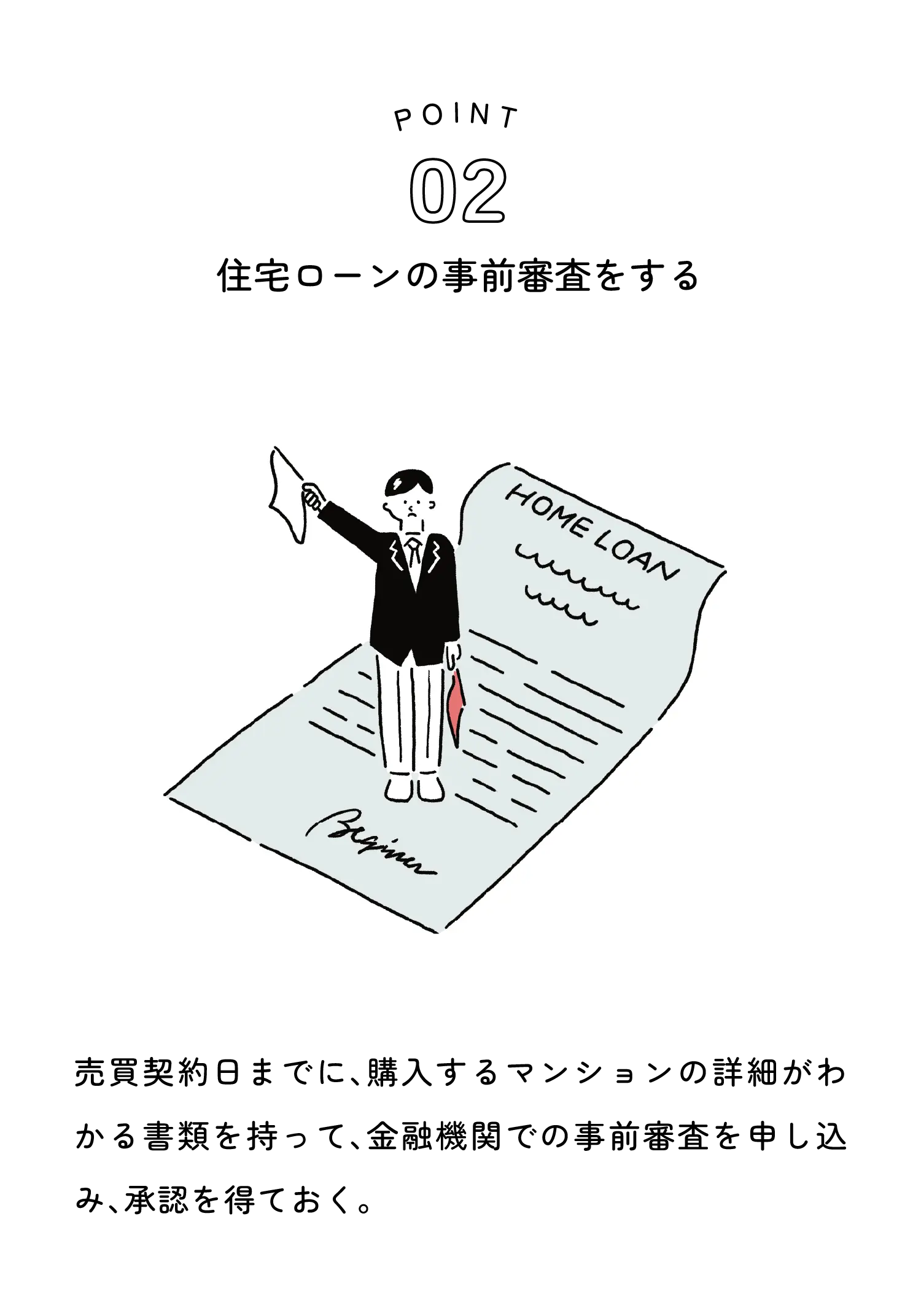 住宅ローンの事前審査をする